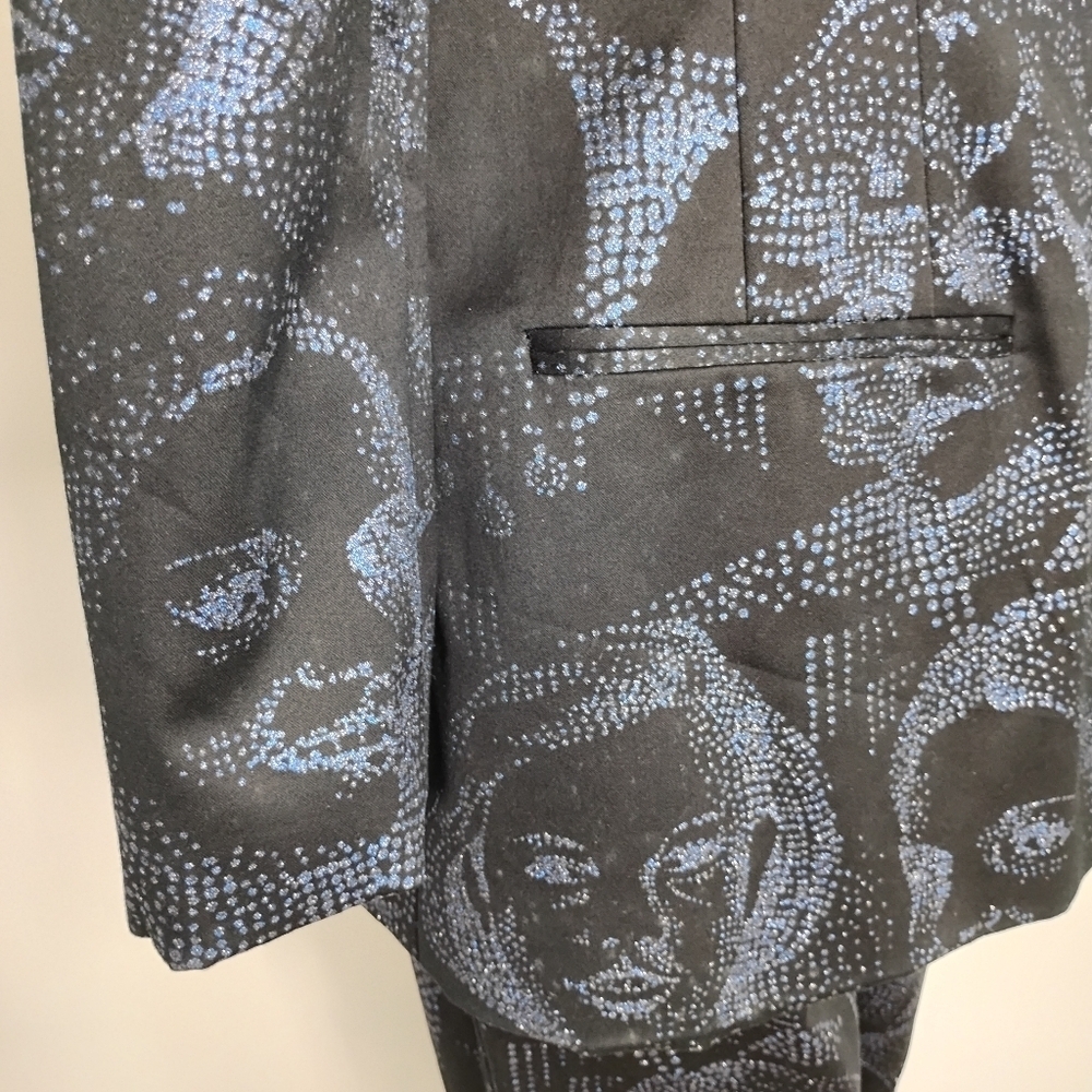 PAOLO SANTINI COTTON BLEND PANTSUIT - Picture 4 of 13